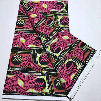 Tissu Wax Africain Ankara Patchwork Batik – Polyester Imprimé, Couture & DIY (6 yards)