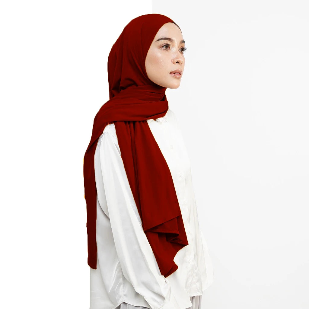 Hijab Instantané One Loop en Coton – Foulard Islamique Femme, Toutes Saisons