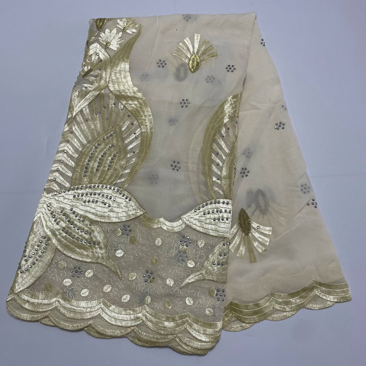 Foulard Islamique 100% Coton Brodé – Hijab Châle Style Dubaï | Toutes Saisons