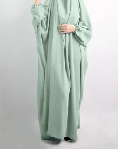 Robe de Prière Musulmane – Abaya Khimar Jilbab À Capuche | Eid & Ramadan
