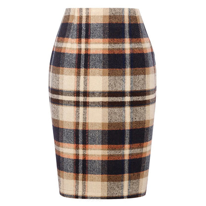Elegant Plaid Skirt – Office & Chic Everyday Style
