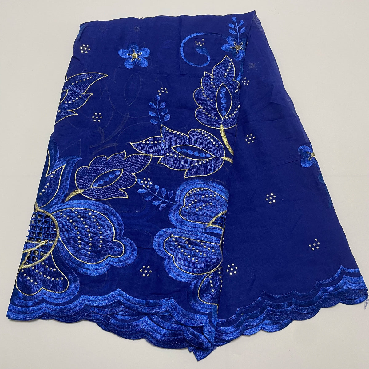 Foulard Islamique 100% Coton Brodé – Hijab Châle Style Dubaï | Toutes Saisons