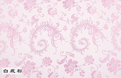Tissu Brocart Jacquard Imitation Soie – Floral, Couture & DIY (75 cm de large)