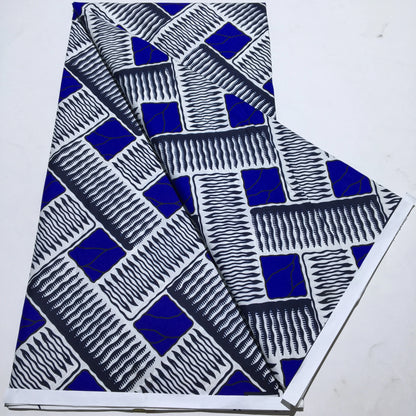 Tissu Wax Africain Ankara Patchwork Batik – Polyester Imprimé, Couture & DIY (6 yards)