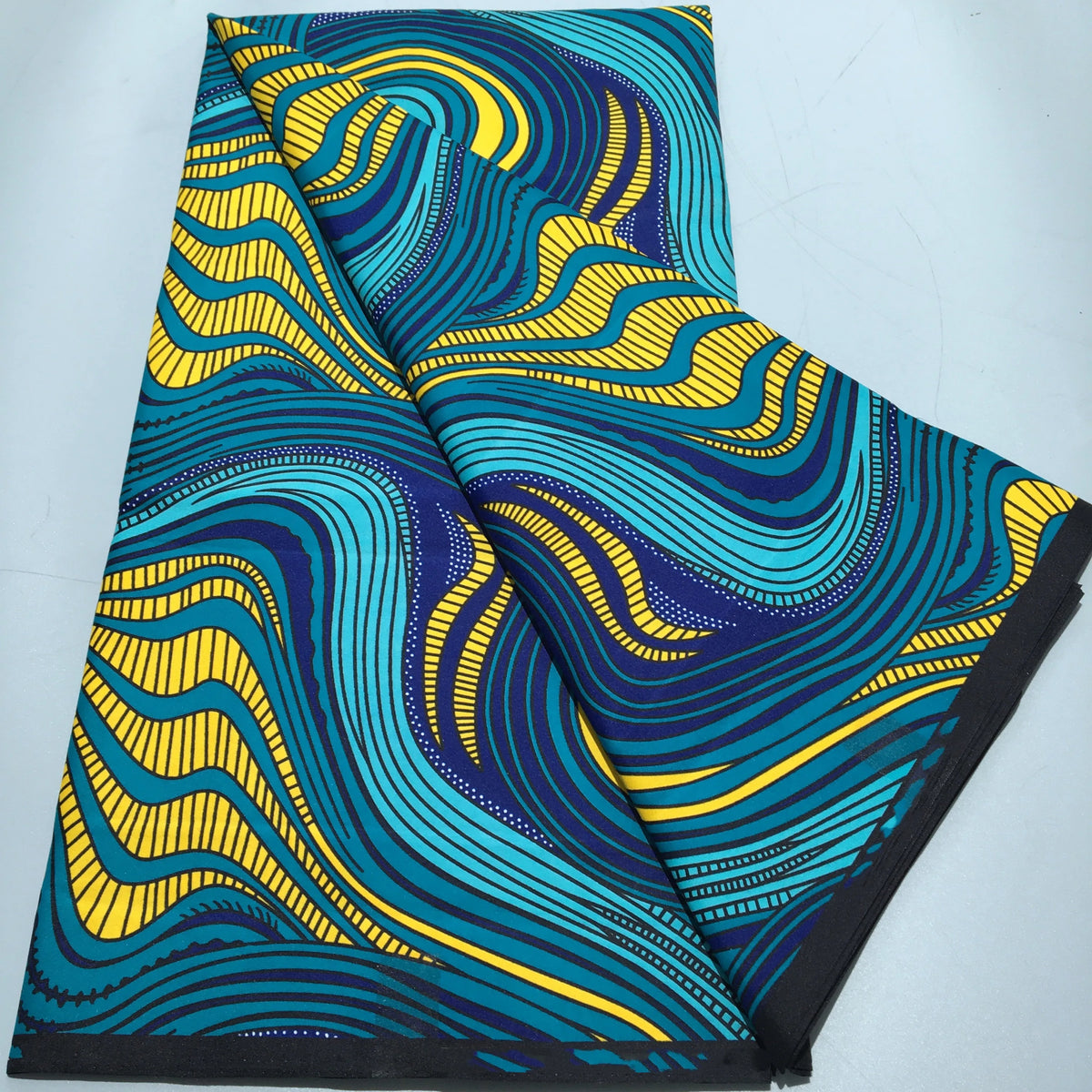 Tissu Wax Africain Ankara Patchwork Batik – Polyester Imprimé, Couture & DIY (6 yards)