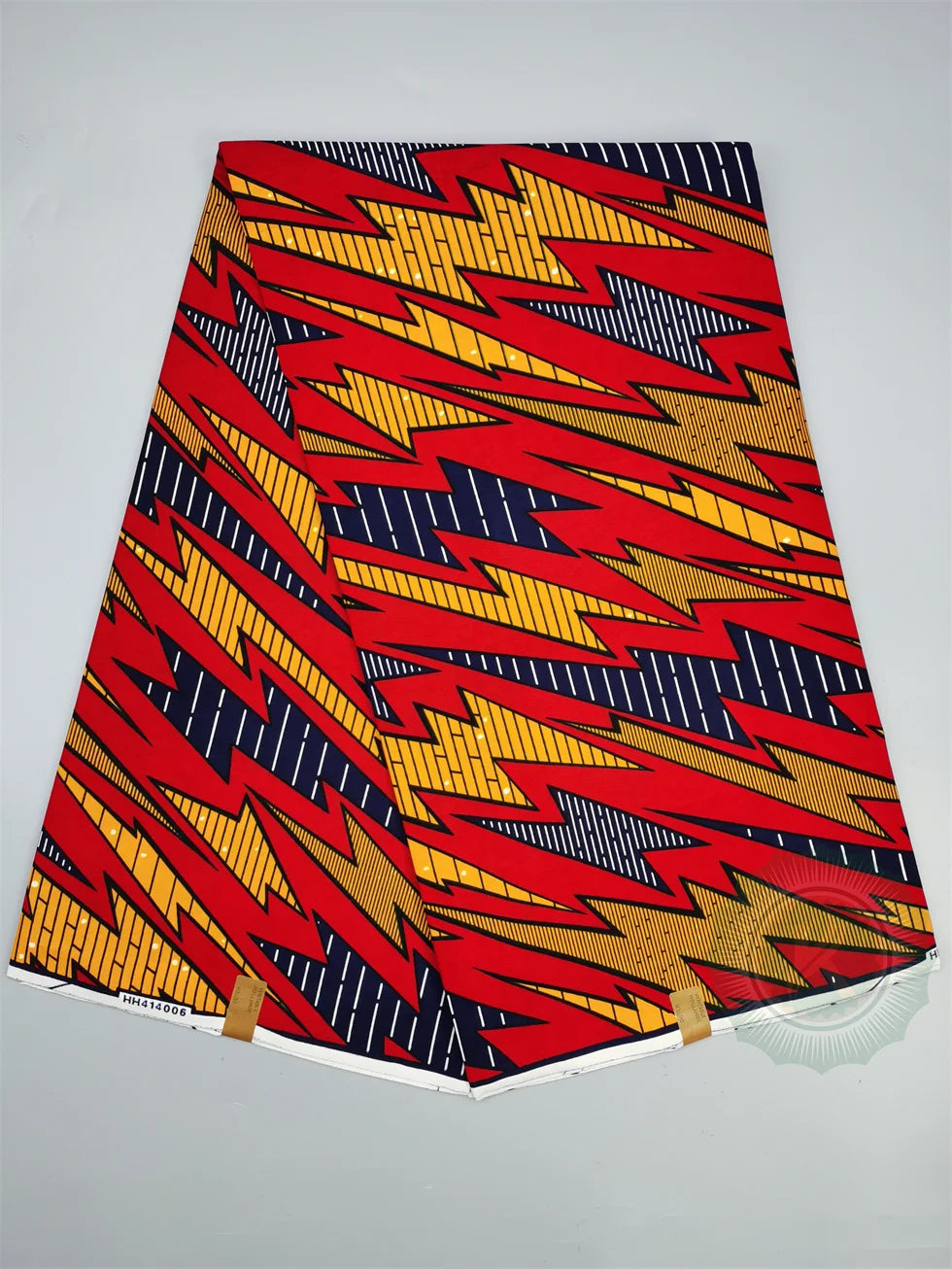 Tissu Wax Hollandais Véritable 100% Coton – Pagne Africain, 6 Yards