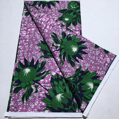 Tissu Wax Africain Ankara Patchwork Batik – Polyester Imprimé, Couture & DIY (6 yards)