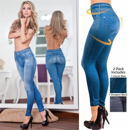 Legging Imprimé Taille Haute Femme — Gainant & Stretch