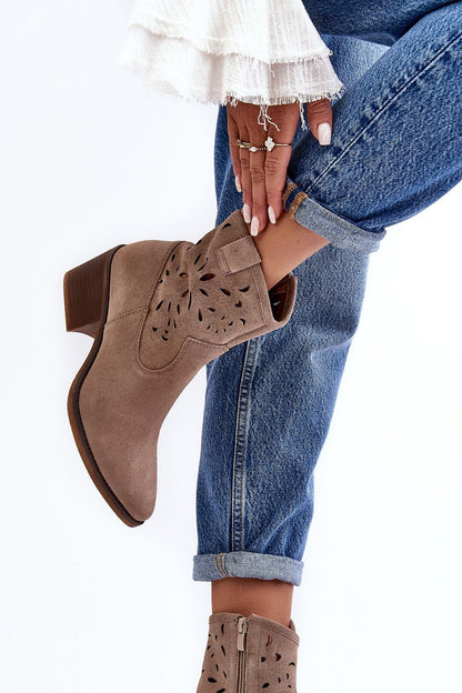 Heeled boots model 187341 Step in style