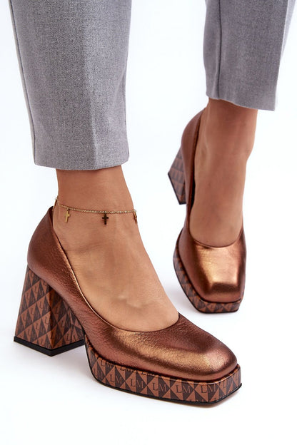 Wide heel pumps model 188523 Step in style