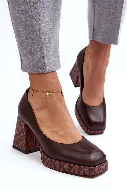 Wide heel pumps model 188523 Step in style