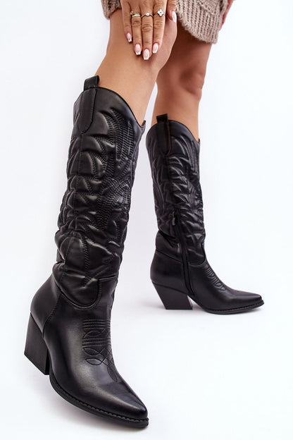 Heeled boots model 188704 Step in style