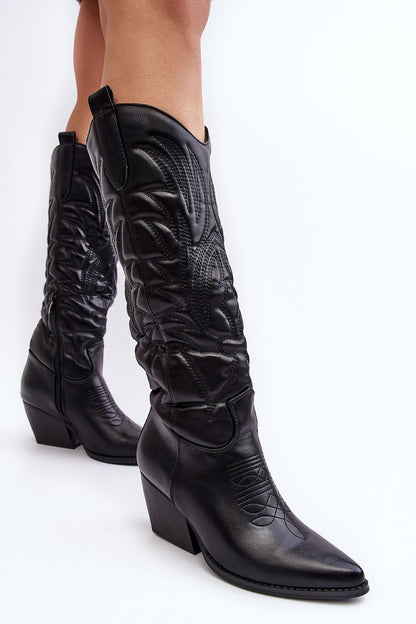 Heeled boots model 188704 Step in style