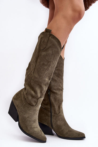 Heeled boots model 188704 Step in style