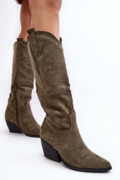 Heeled boots model 188704 Step in style