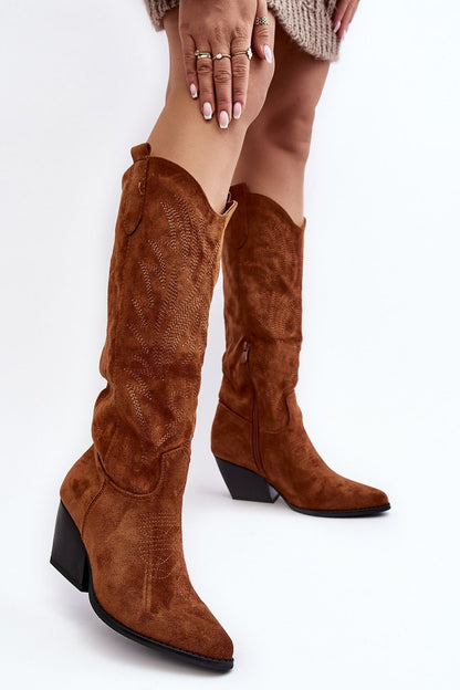 Heeled boots model 188704 Step in style