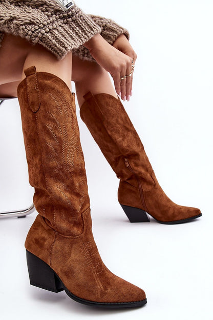 Heeled boots model 188704 Step in style