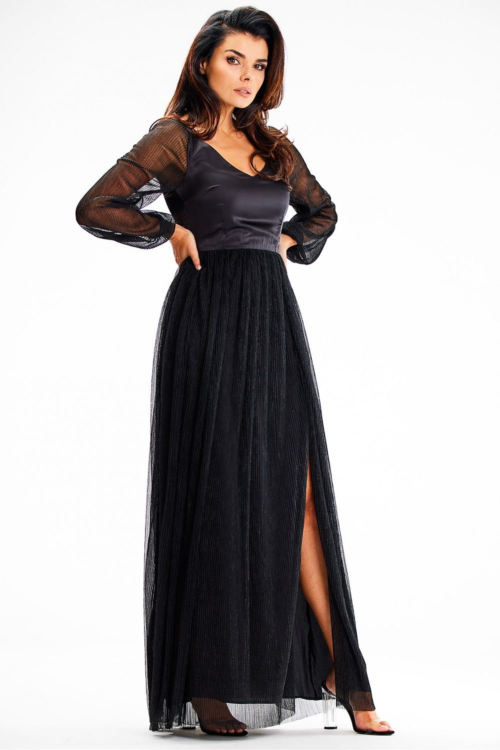 Robe longue model 189440 awama