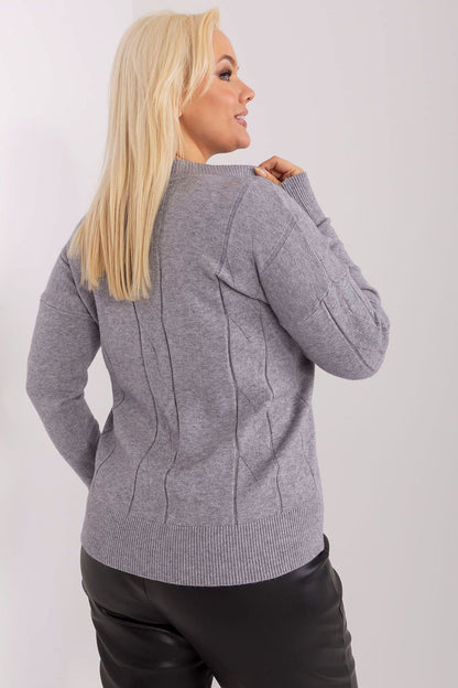 Chandail plus size model 190061 Factory Price