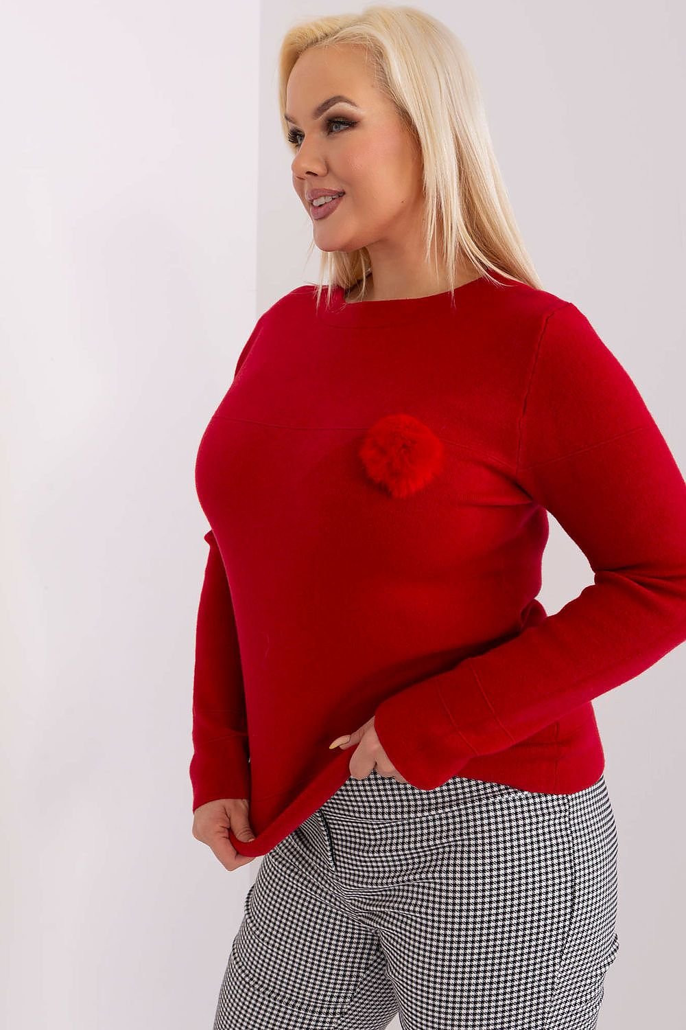 Plus size sweater model 190072 Factory Price
