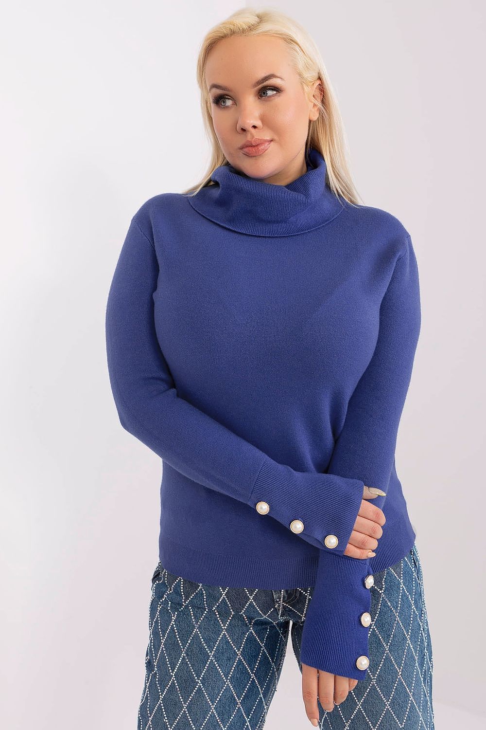 Plus size sweater model 190082 Factory Price