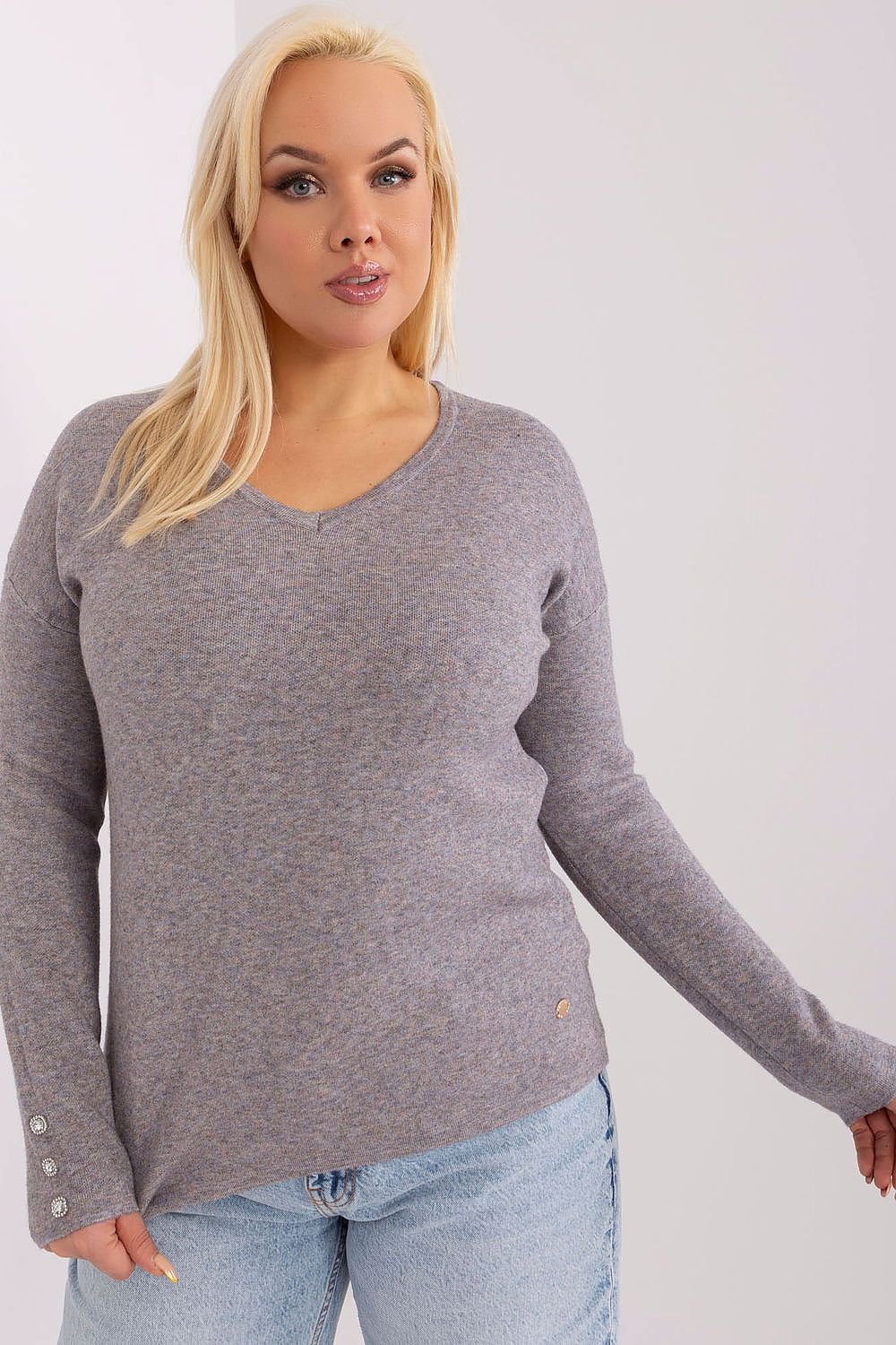Plus size sweater model 190091 Factory Price