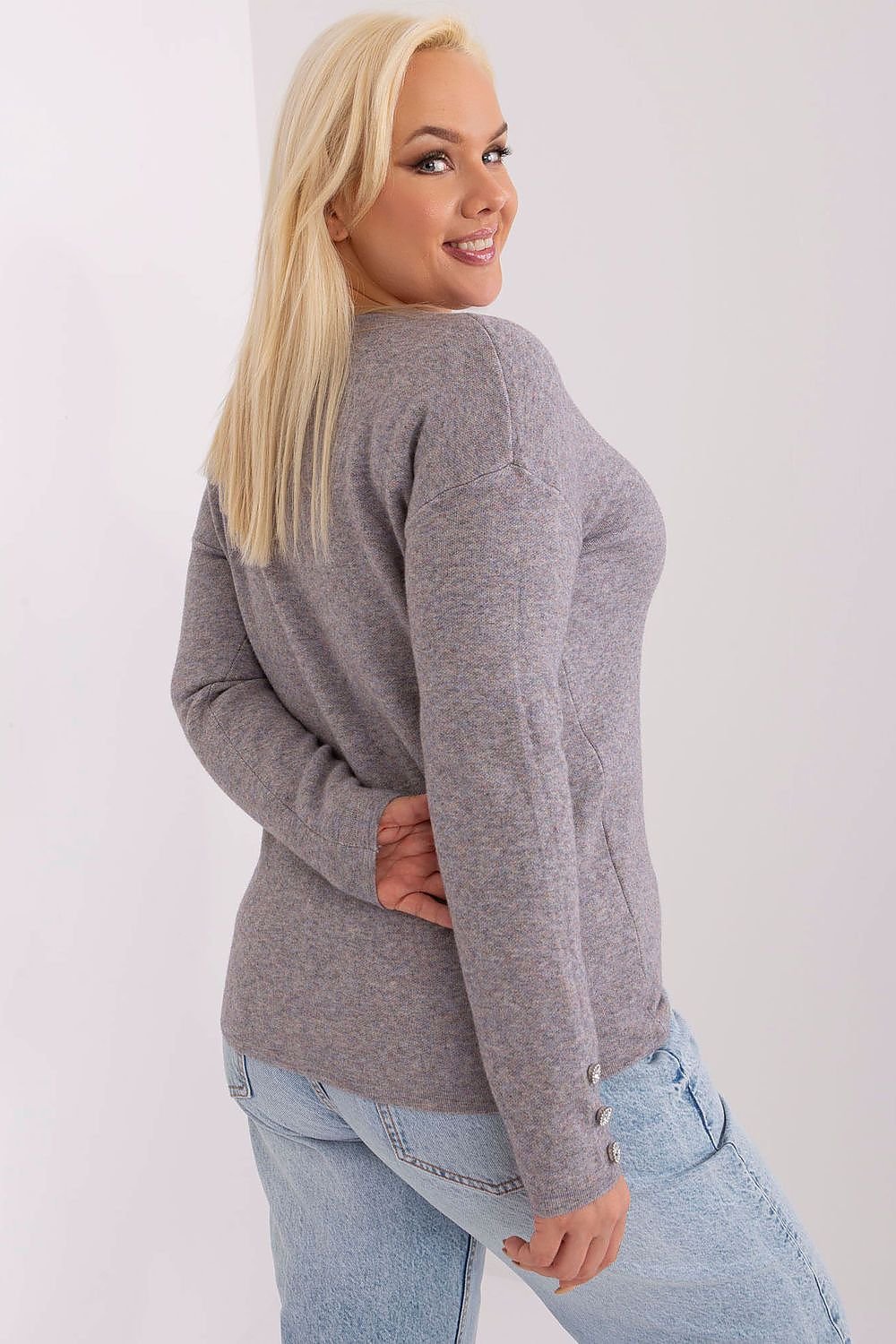 Plus size sweater model 190091 Factory Price