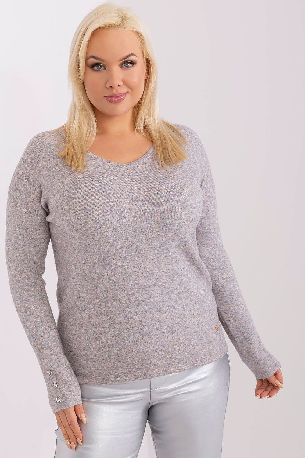 Plus size sweater model 190091 Factory Price