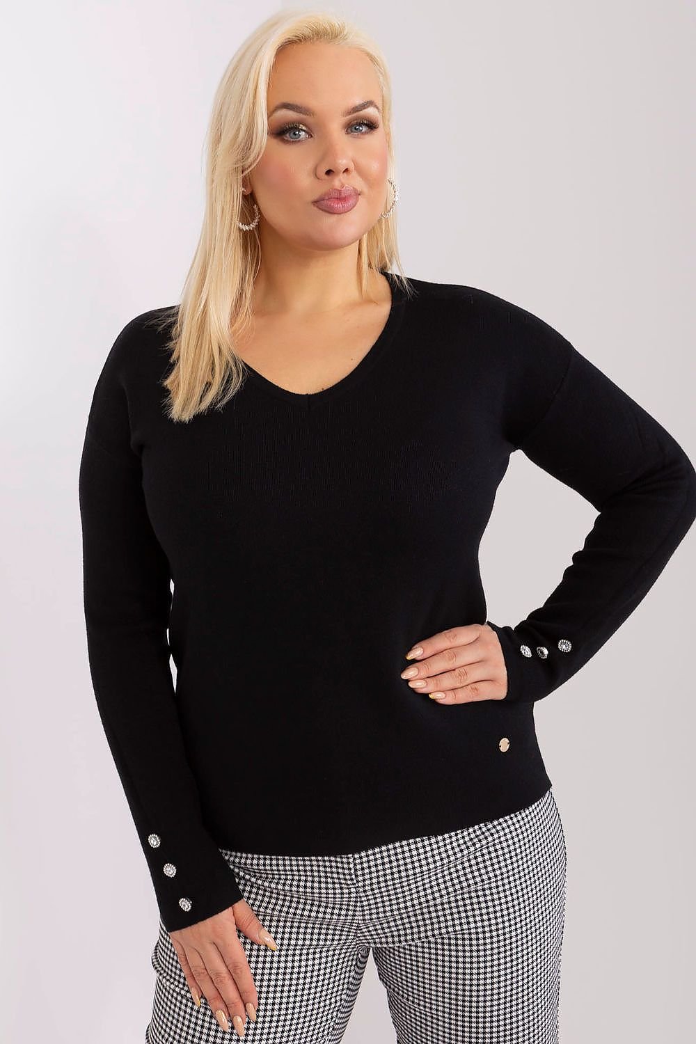 Plus size sweater model 190091 Factory Price
