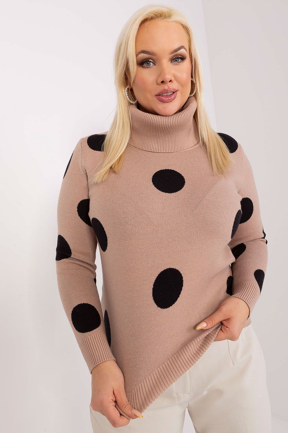 Plus size sweater model 190125 Factory Price