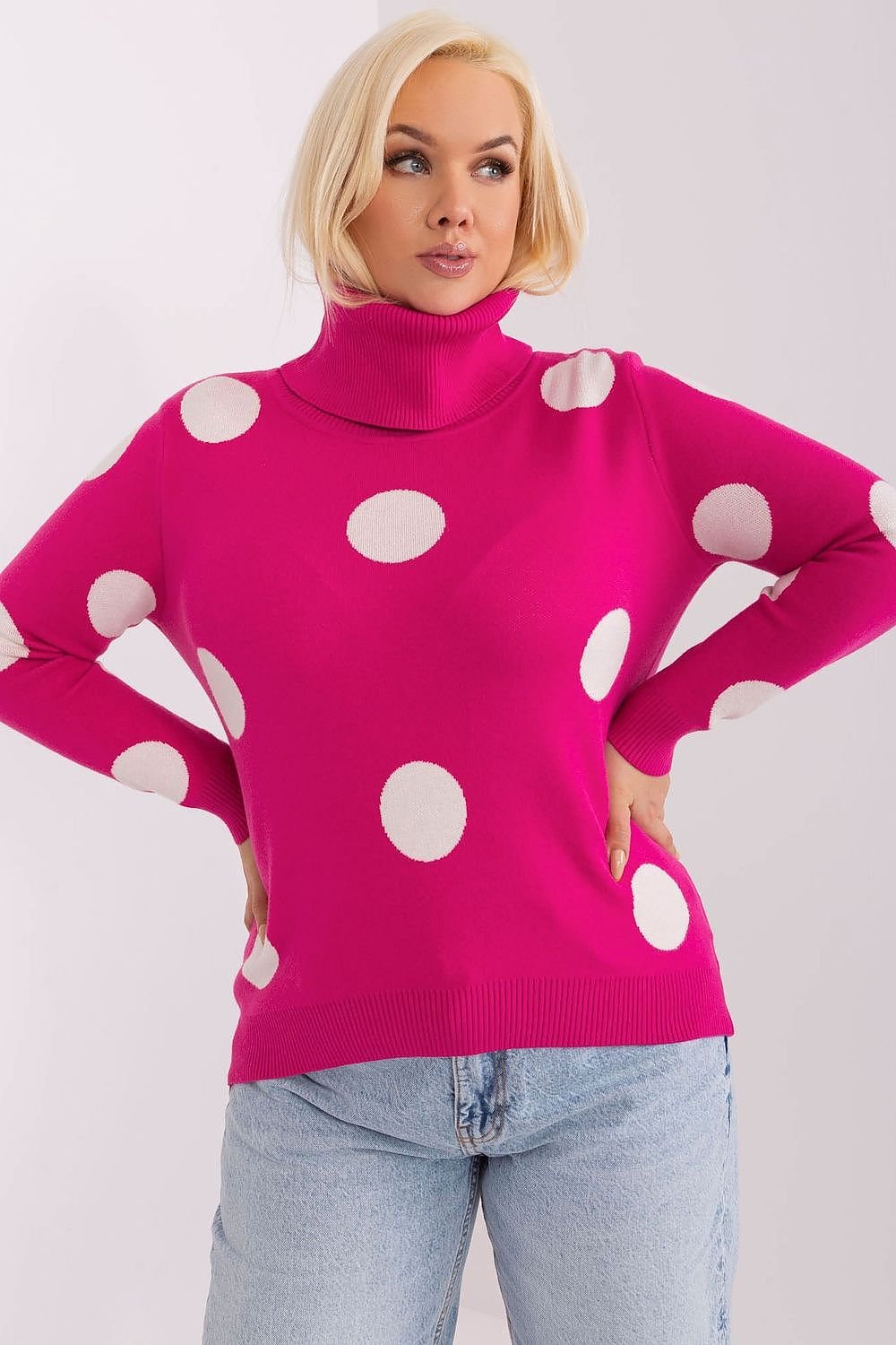 Plus size sweater model 190125 Factory Price