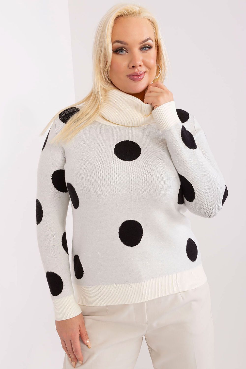 Plus size sweater model 190125 Factory Price