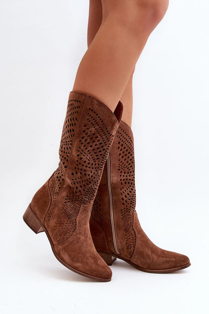 Openwork boots model 192096 Step in style