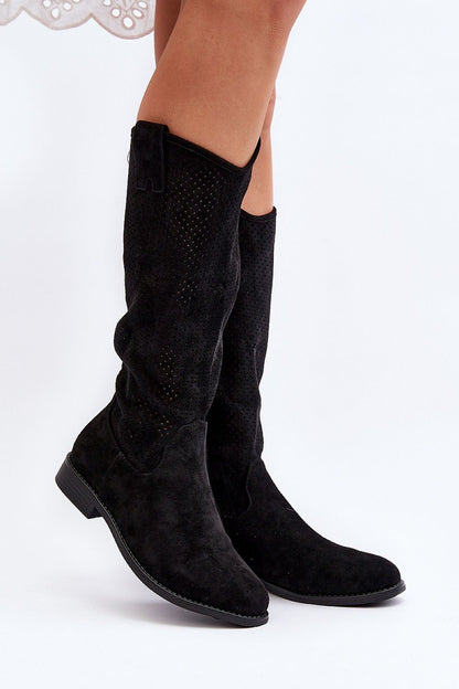 Openwork boots model 192101 Step in style