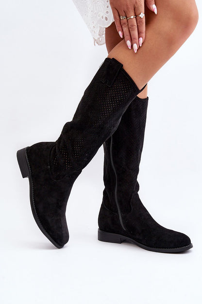 Openwork boots model 192101 Step in style