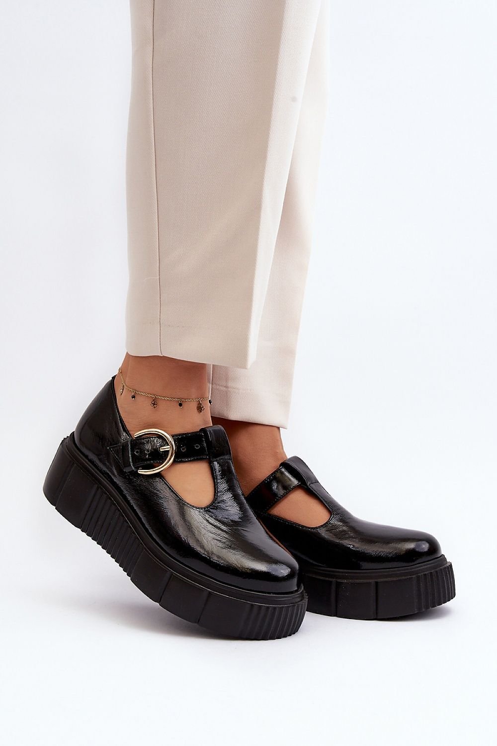 Low-top shoes with buskins model 192293 Step in style