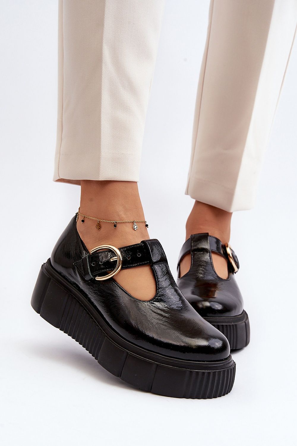 Low-top shoes with buskins model 192293 Step in style