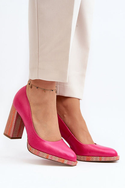 Escarpins talon large model 192298 Step in style