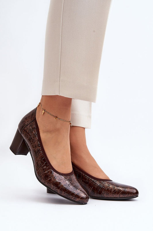 Wide heel pumps model 192919 Step in style