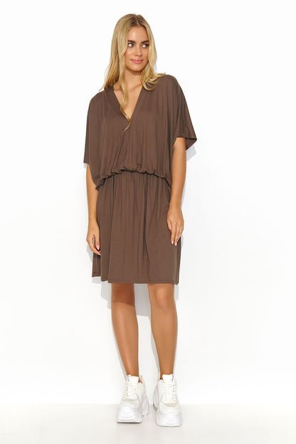 Robe de jour model 192945 Makadamia