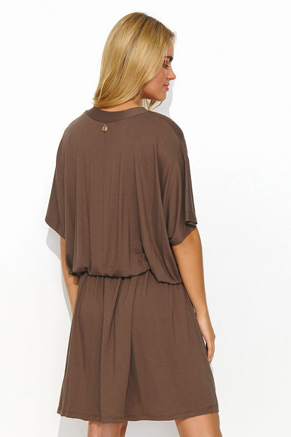 Robe de jour model 192945 Makadamia