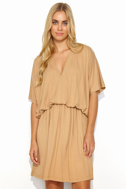 Robe de jour model 192945 Makadamia