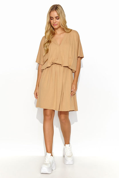 Robe de jour model 192945 Makadamia