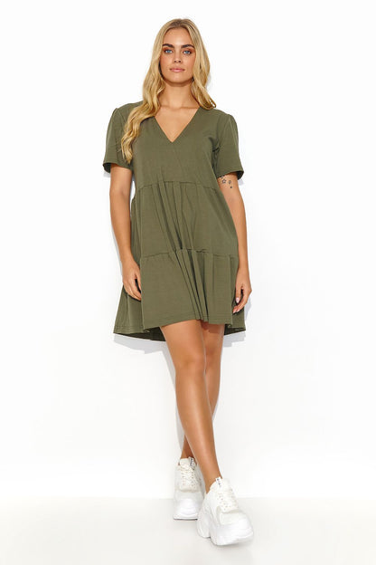 Robe de jour model 192951 Makadamia