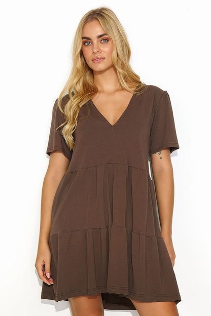 Robe de jour model 192951 Makadamia