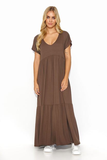 Robe de jour model 192956 Makadamia