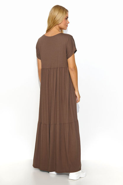 Robe de jour model 192956 Makadamia