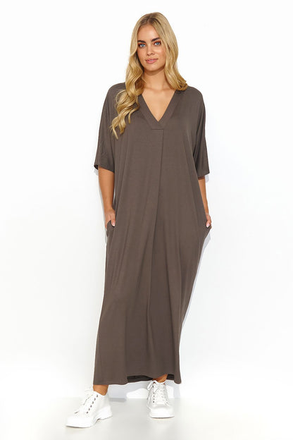 Robe de jour model 193060 Makadamia