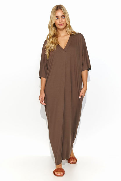 Robe de jour model 193060 Makadamia
