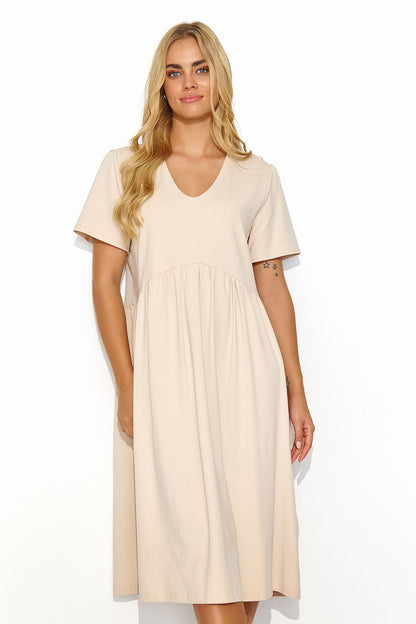Robe de jour model 193201 Makadamia
